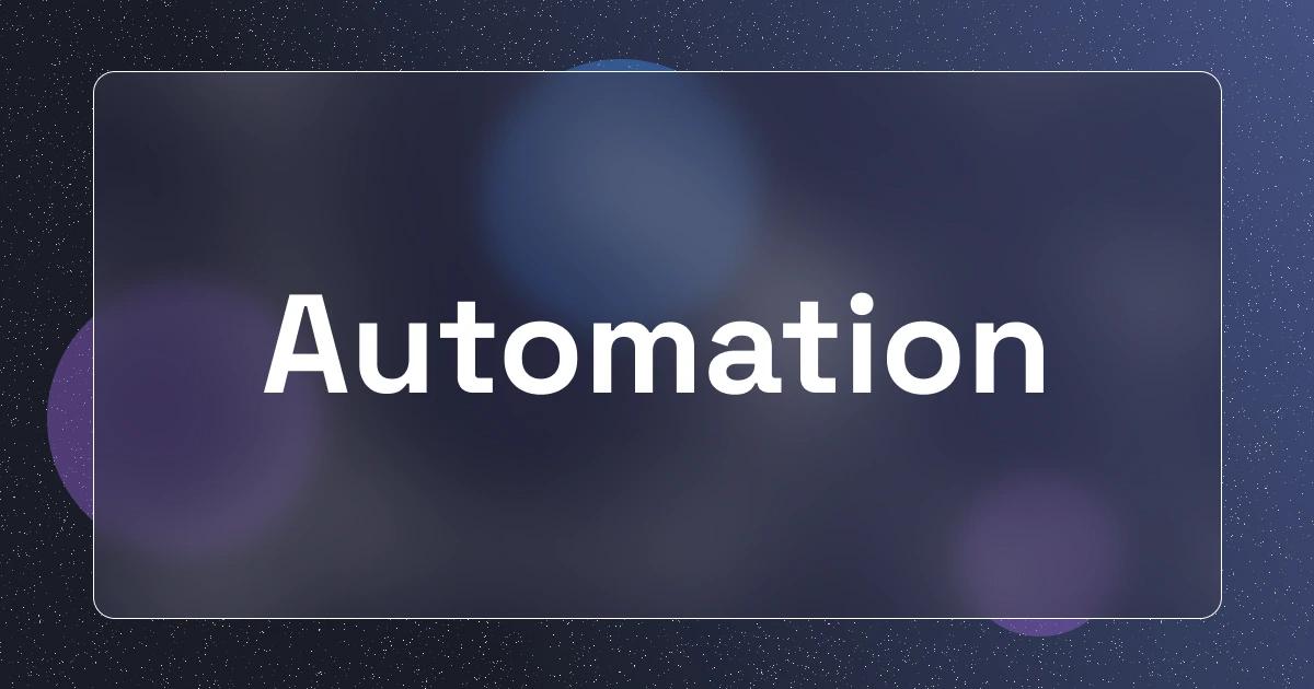 Automation