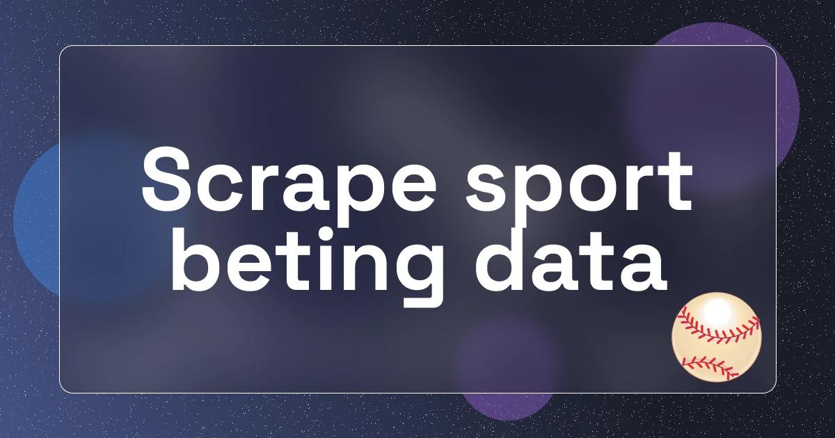 Shocking : This sports betting data hack could make you rich (but it's not what you think)